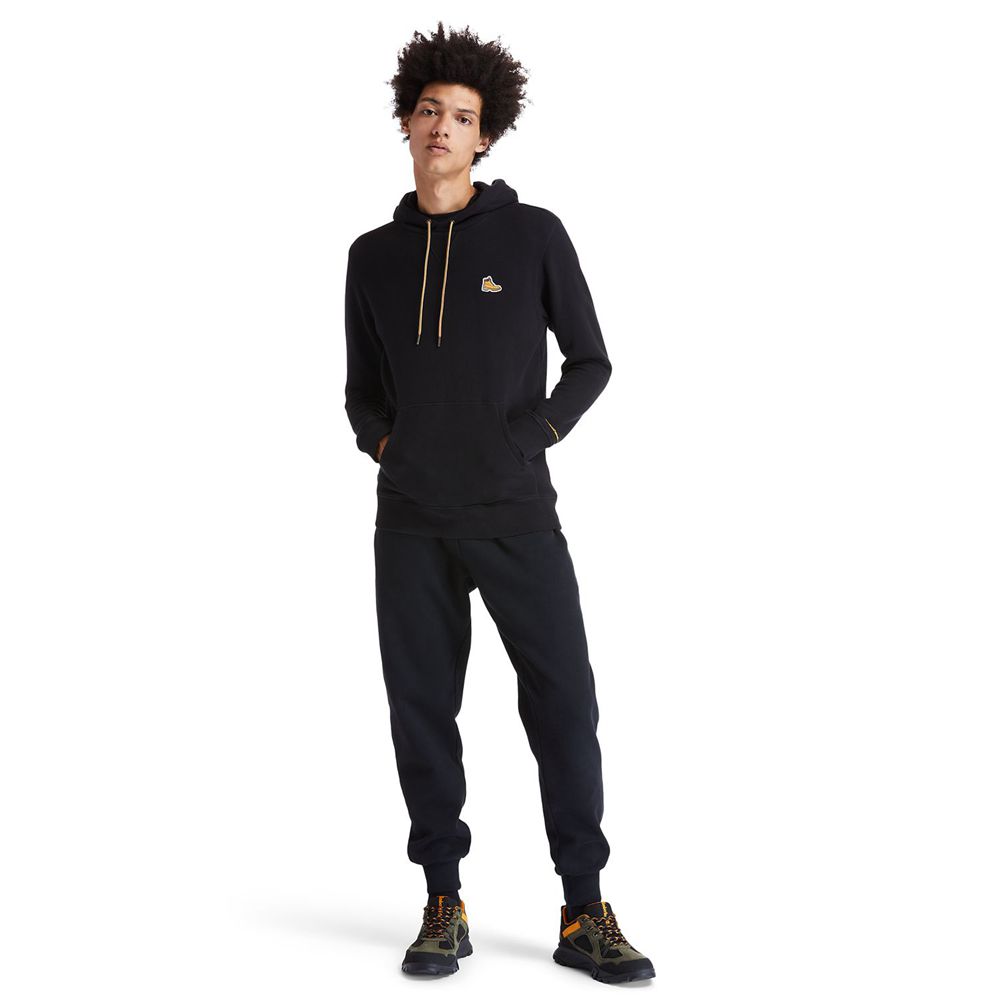 Sudadera Timberland Hombre Boot-Logo Hoodie Negras - Chile EHG-518326